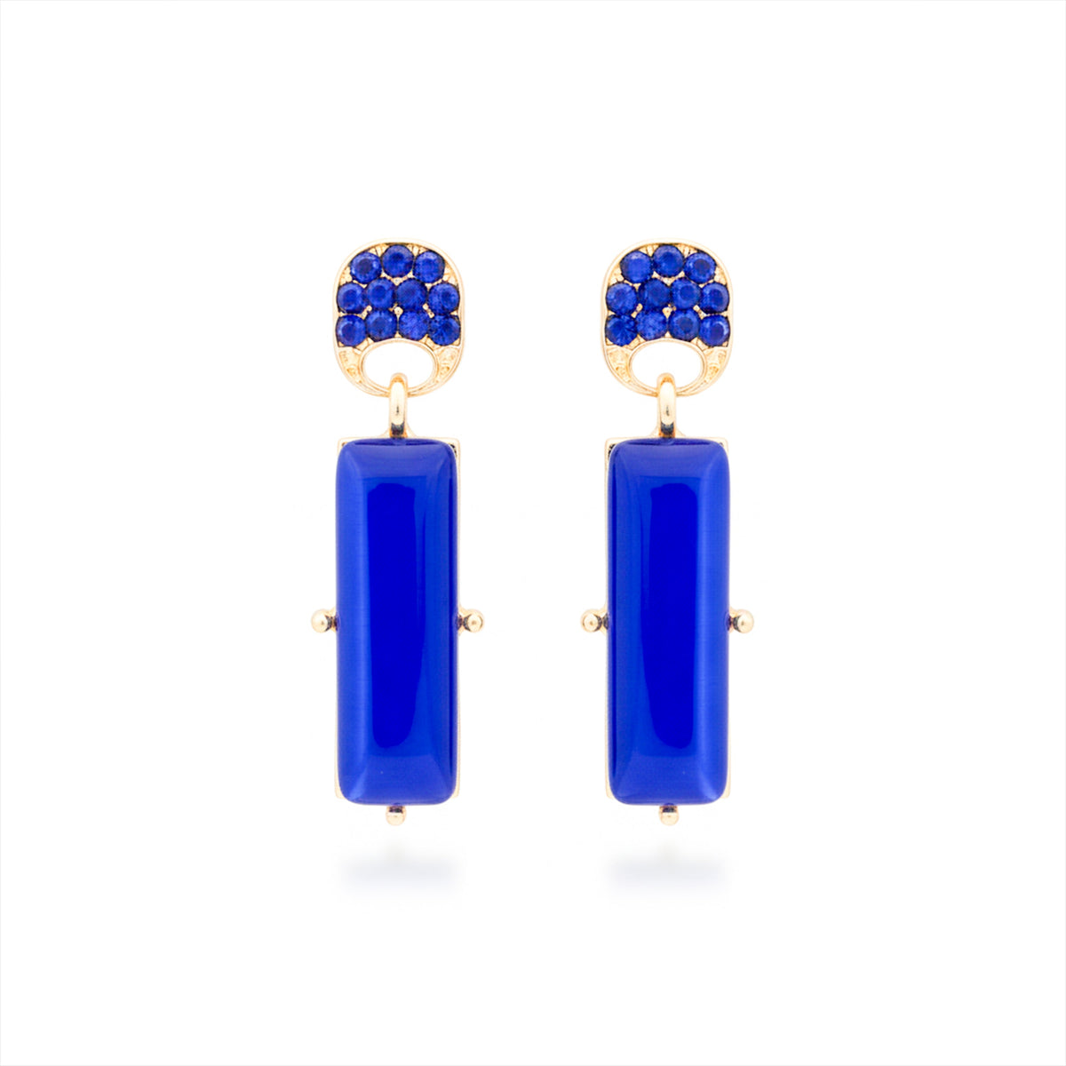 Royal Blue Opulence Earrings