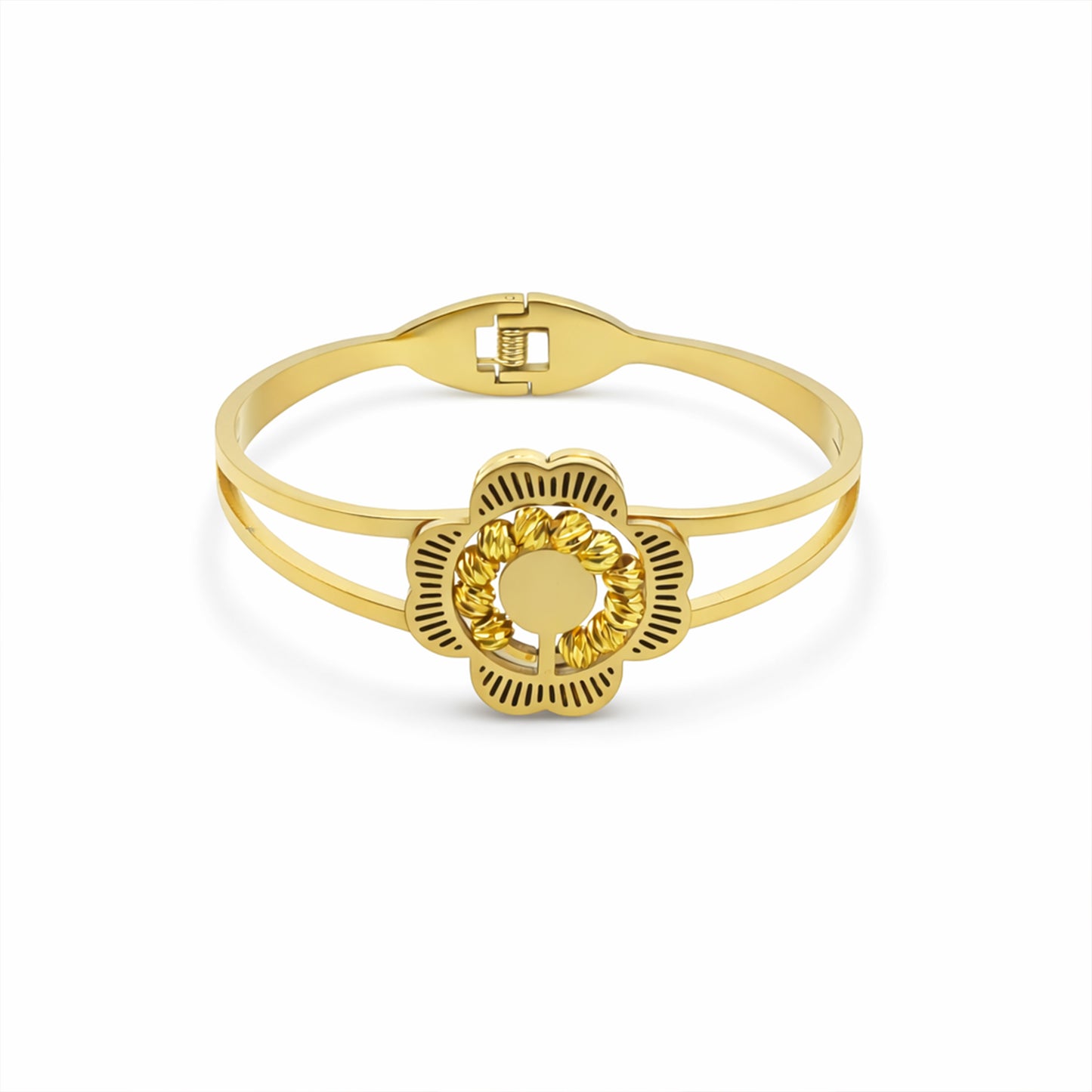 Luxora Floral Gold Kada