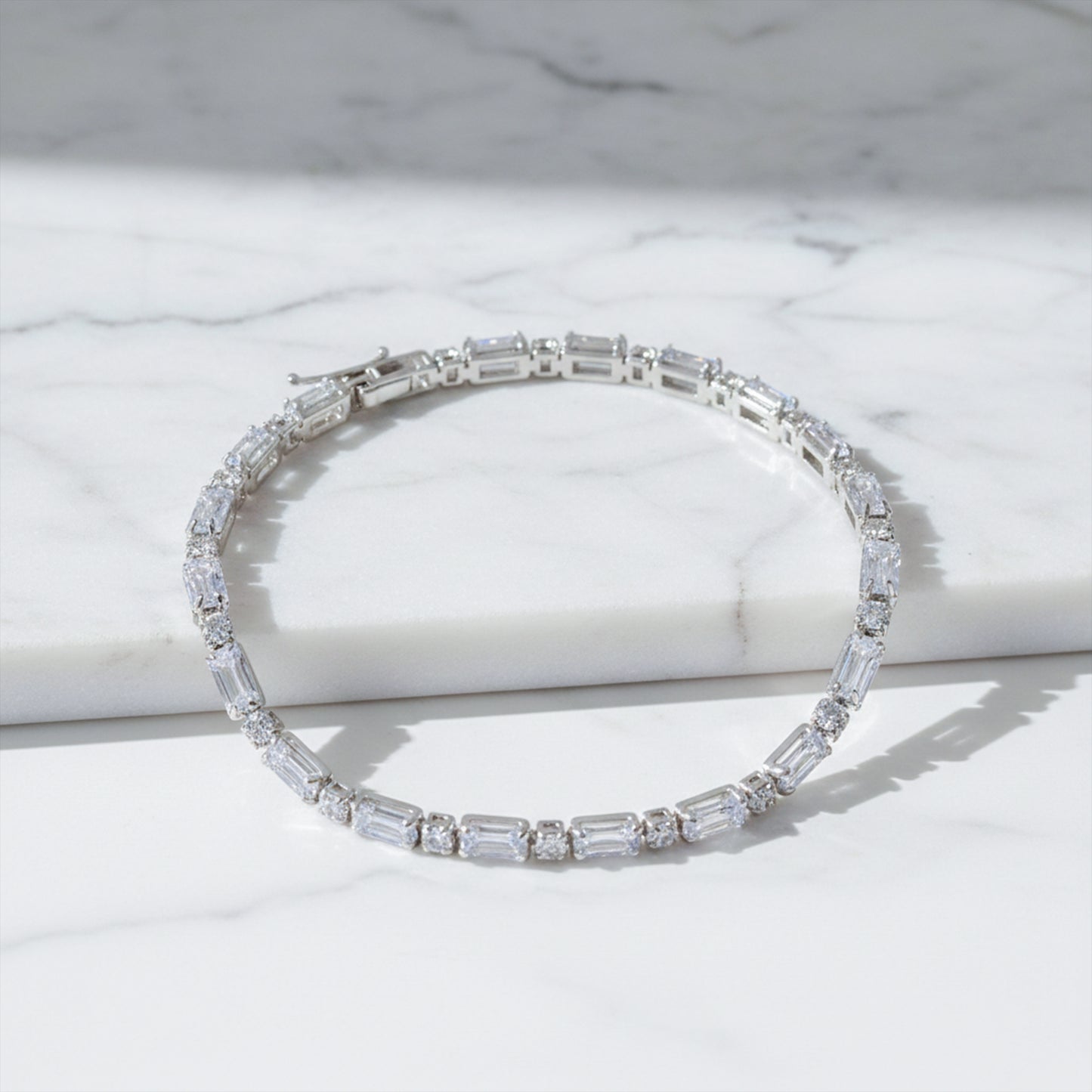 Diamond Aura Tennis Bracelet