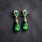 Serene Emerald Glow Earrings