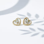 Opulent Heart Blossom Earrings