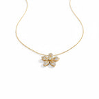 Luxe Floral Sparkle Necklace