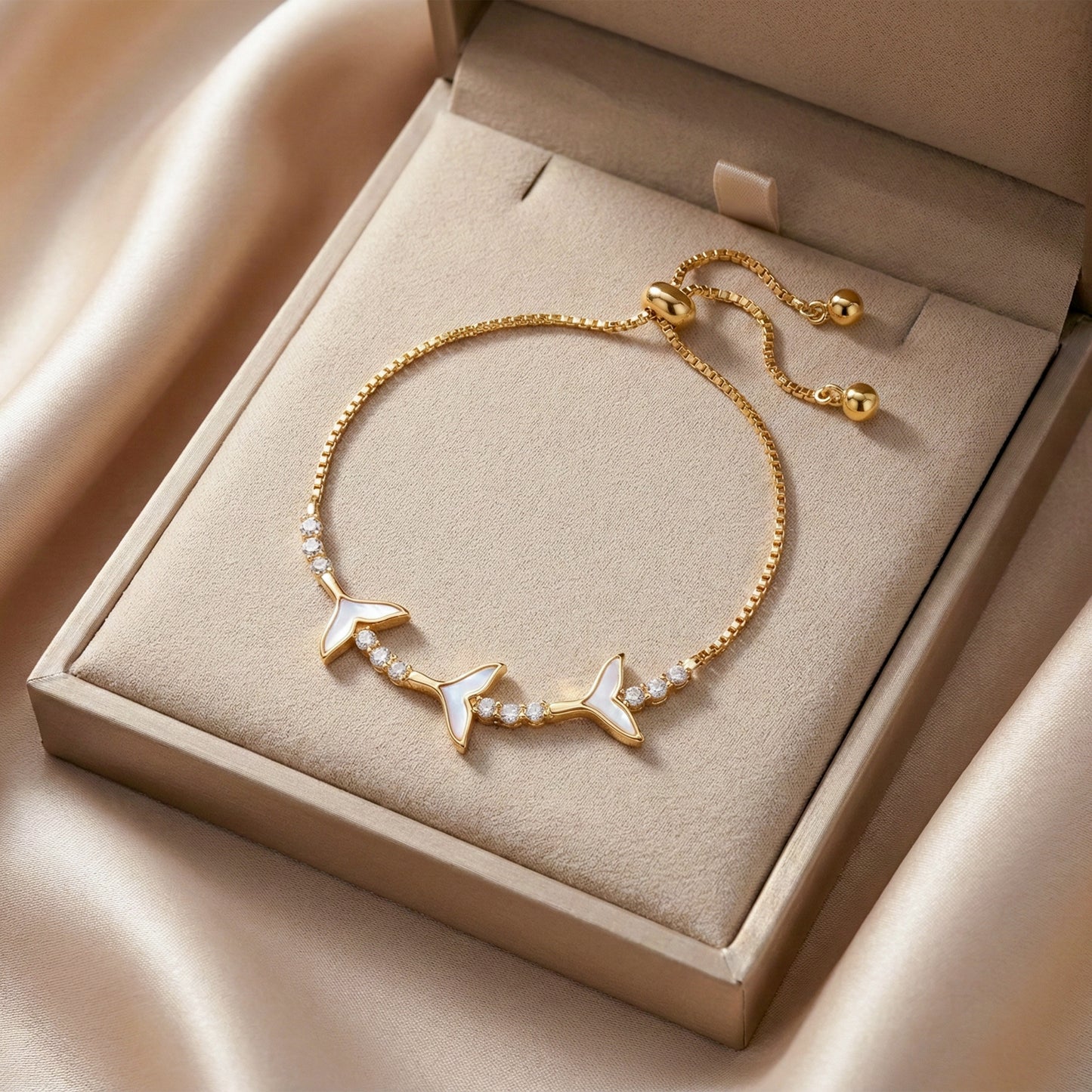 Aurora Wings Gold Bracelet