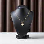 Classic Gold Pearl Blossom Necklace