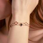 Luxe Clover Charm Bracelet