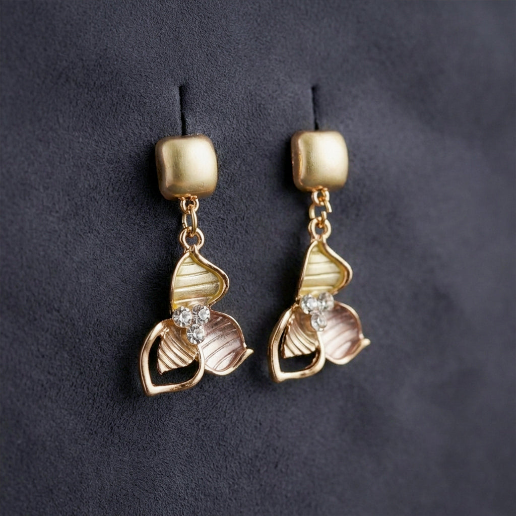 Golden Leaf Designer Earrings
