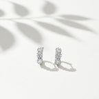 Eterna Glow Triple Diamond Hoops