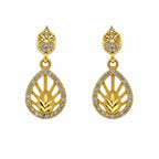 Kamal Leaf Earrings