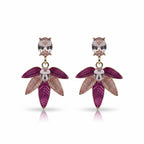 Blush Leaf Luxe Earrings