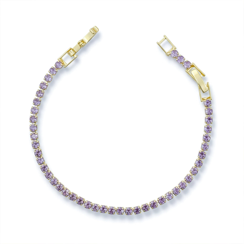 Elite Shine Gold Zircon Bracelet