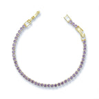 Elite Shine Gold Zircon Bracelet