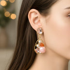 Pink Luxe Charm Earrings