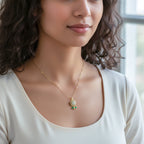 Sunflower Gold Pendant Necklace