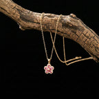 Rose Bloom Luxe Pendant Necklace