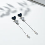 Obsidian Love Pearl Drops