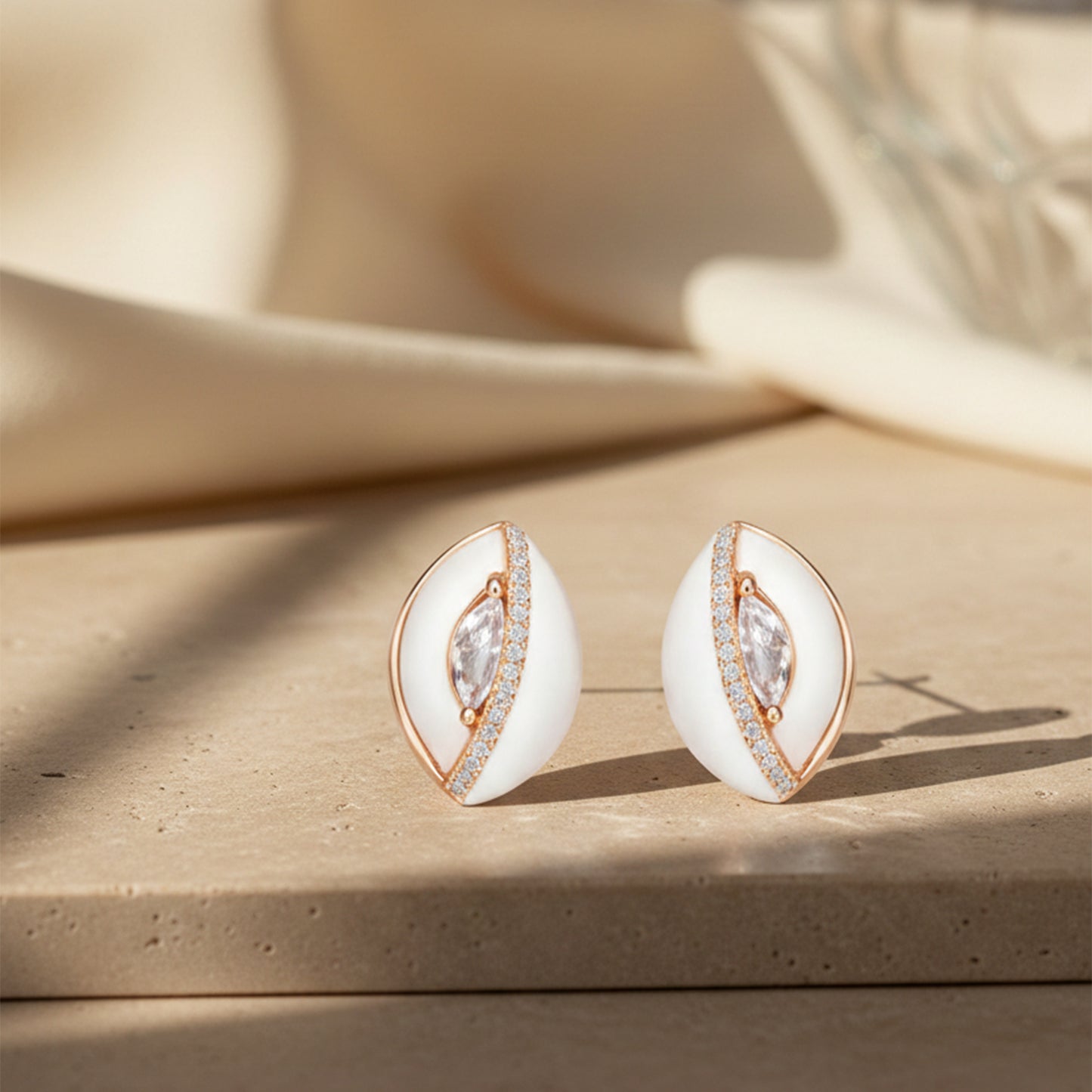Cowrie Studs Earrings