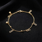 Eternal Infinity Charm Gold Anklet