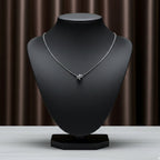 Infinity Cross Diamond Silver Necklace