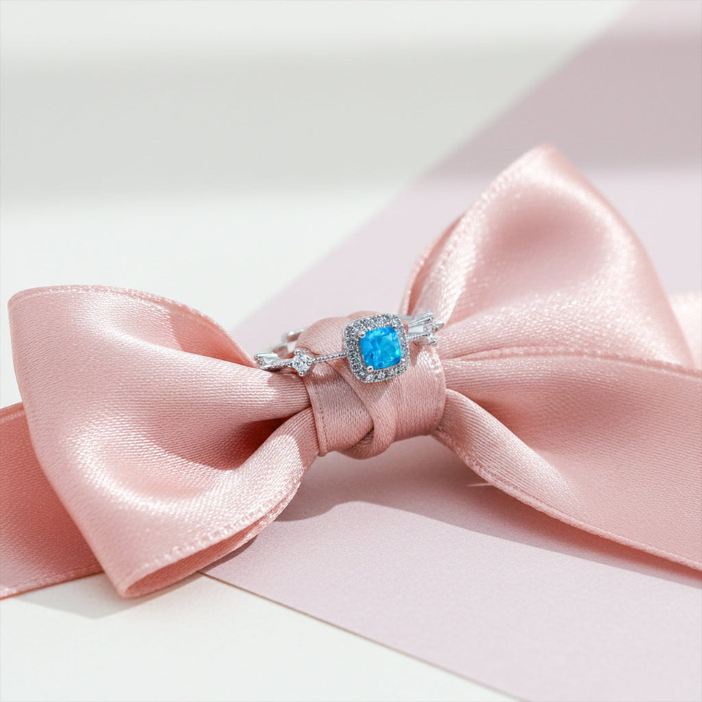 Ocean Sapphire Diamond Ring