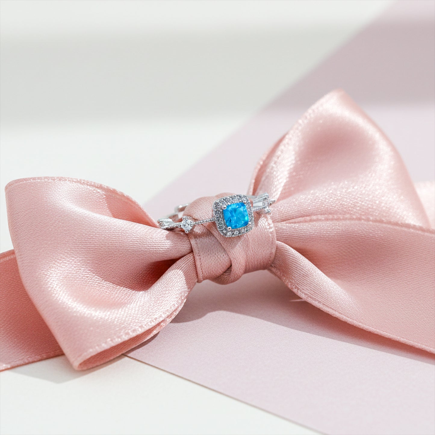 Ocean Sapphire Diamond Ring