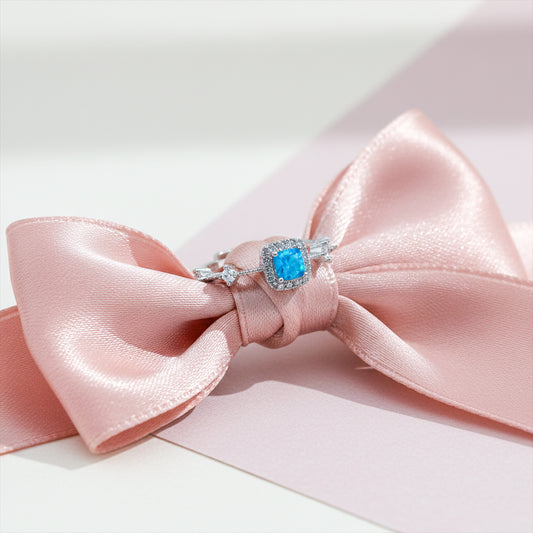 Ocean Sapphire Diamond Ring