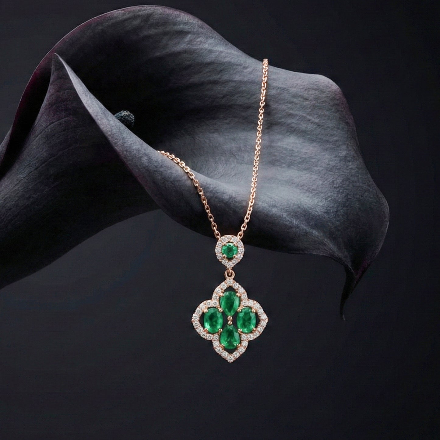 Suhasini Emerald Envy Necklace