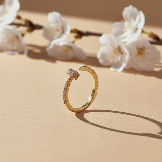 Golden Brilliance Diamond Ring