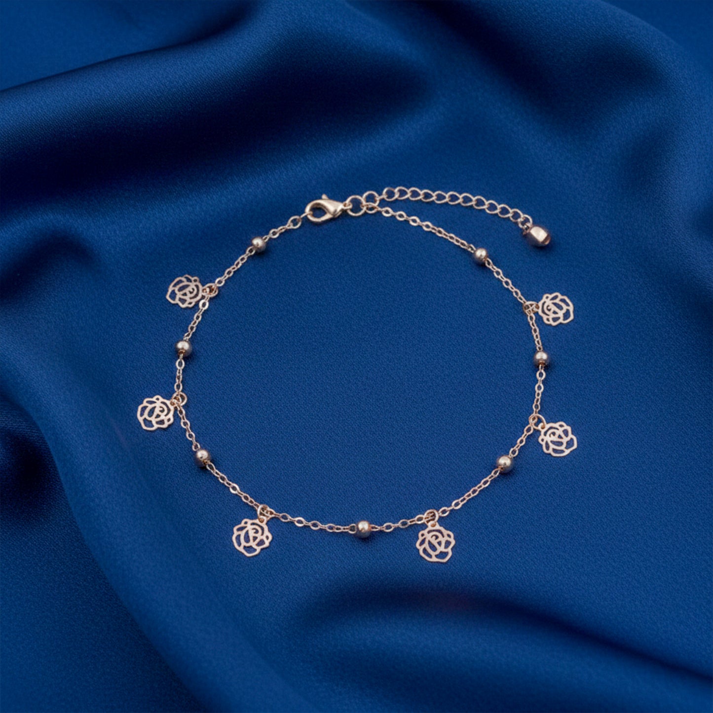 Aura Charm Rose Gold Anklet