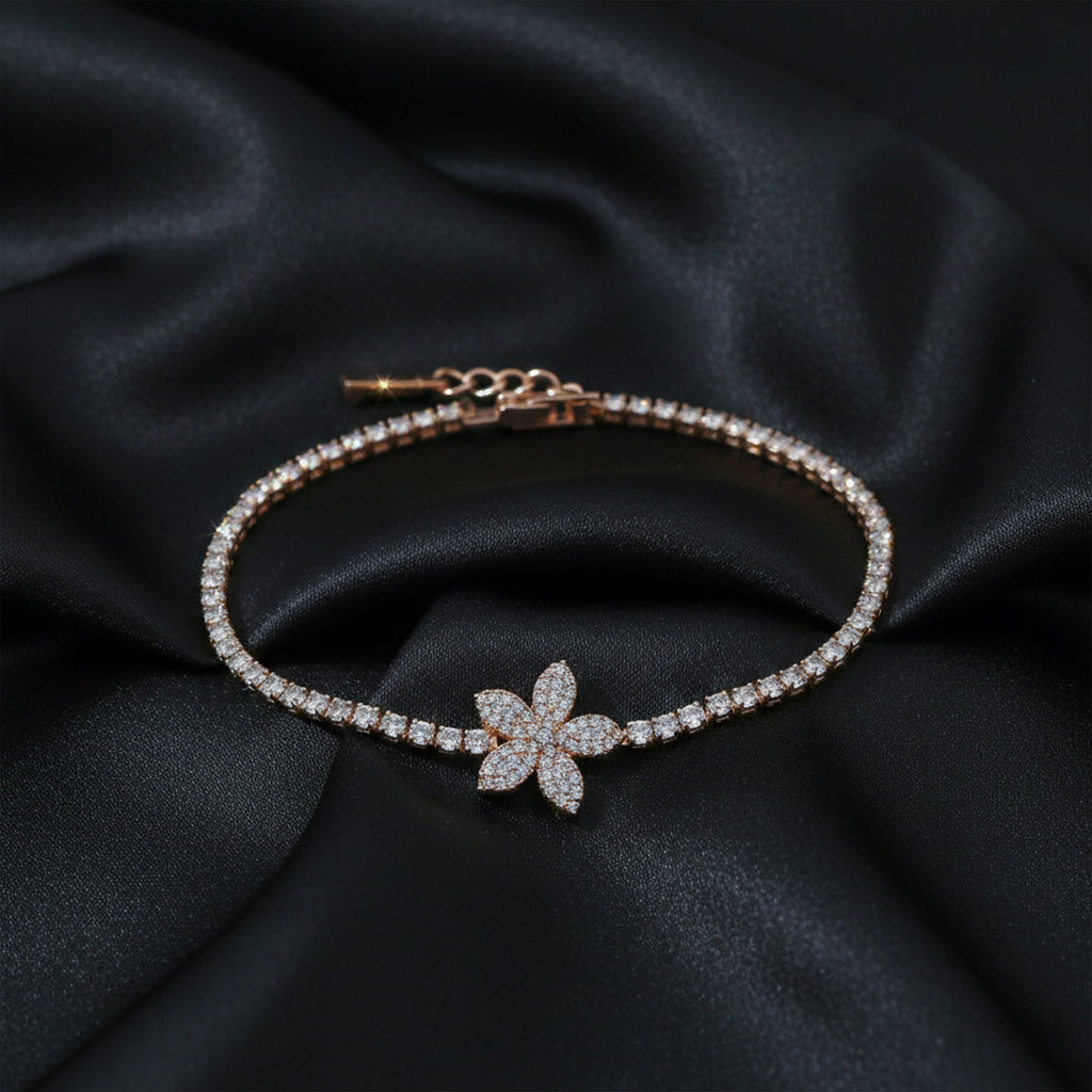 Flora Royale Diamond Tennis Bracelet