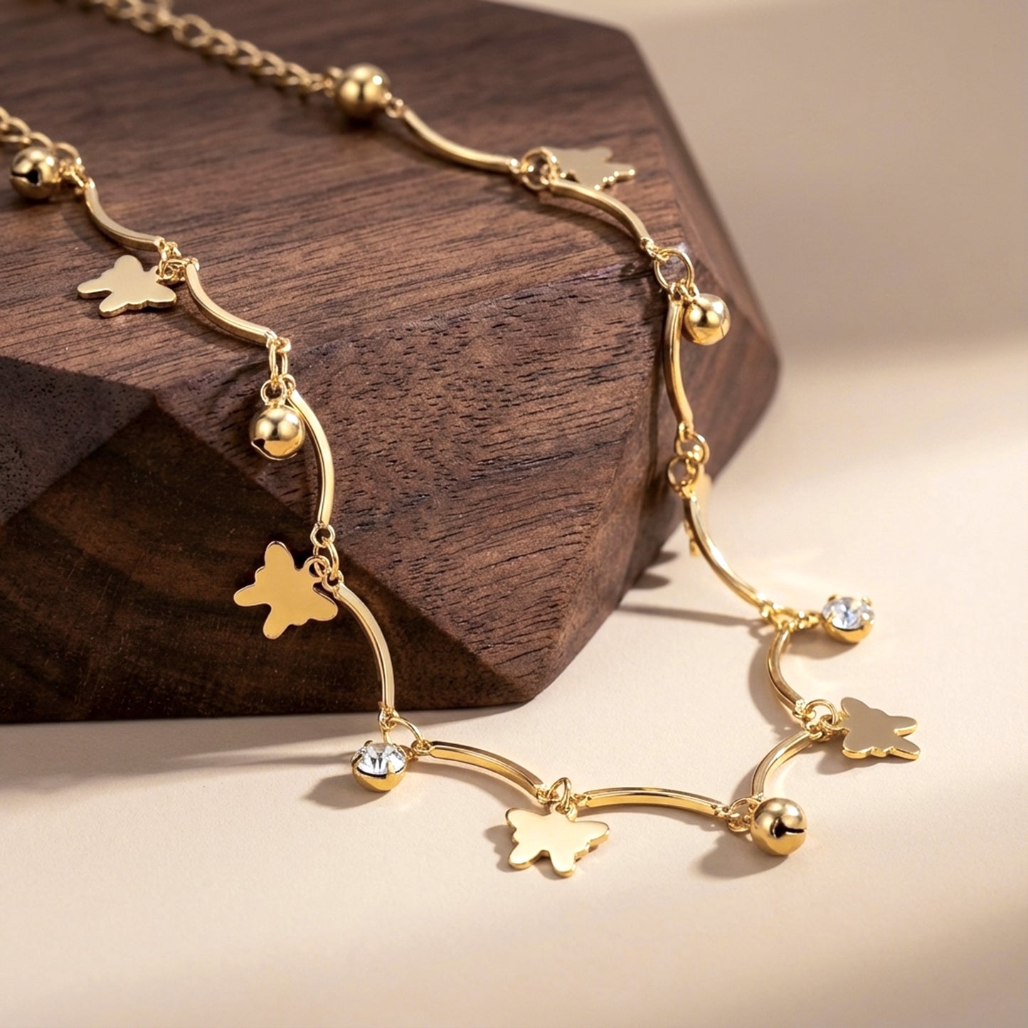 Luna Elegance Charm Anklet