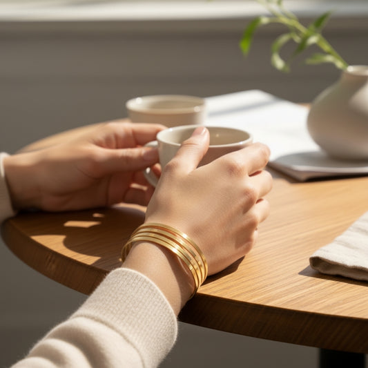Classic Slim Gold Bangles