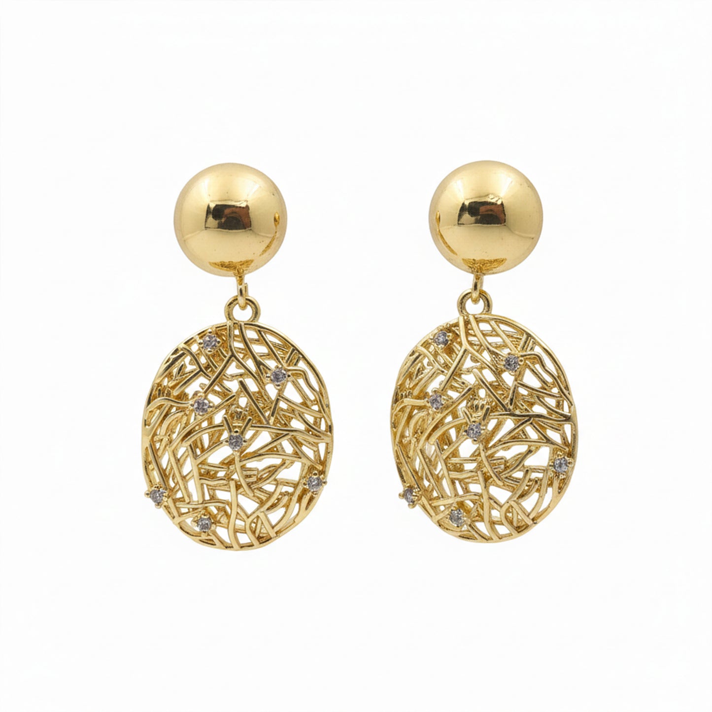 Sunora Weave Drops Earrings