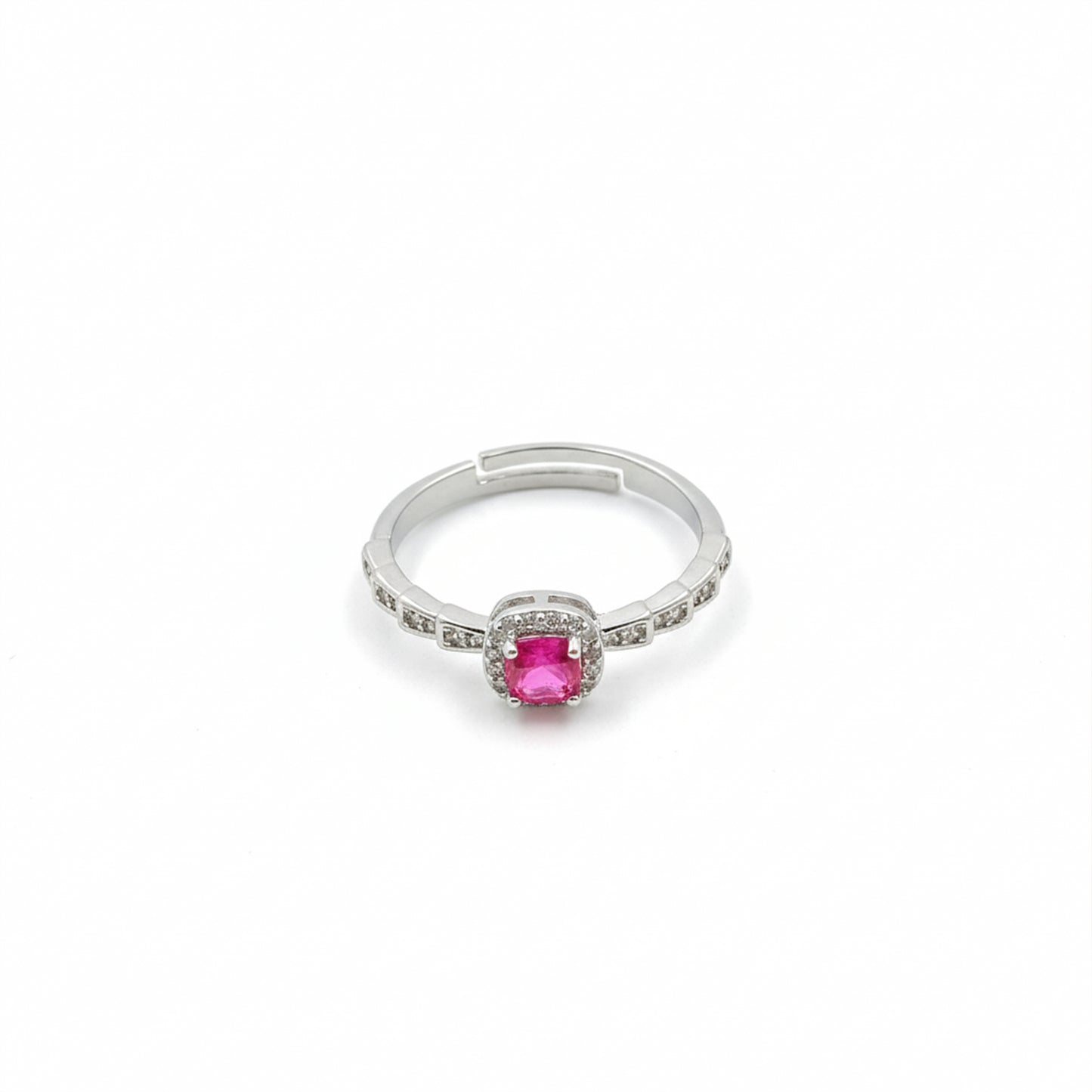 Rose Royale Pink Halo Ring