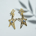 Galaxy Star Dangle Earrings