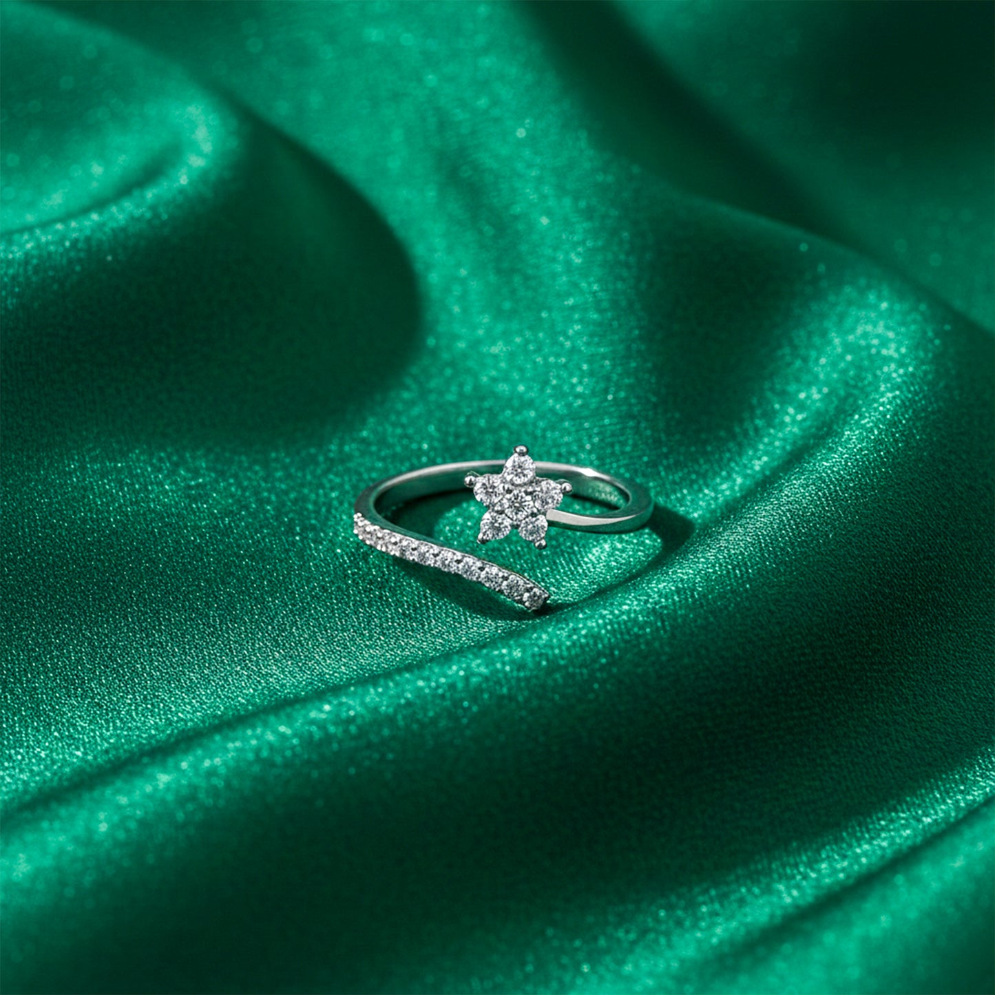 Celestial Star Diamond Ring