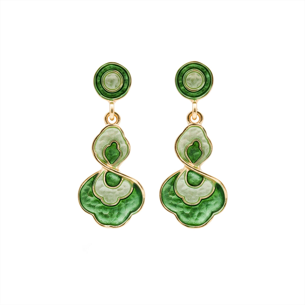 Opaline Green Luxe Earrings