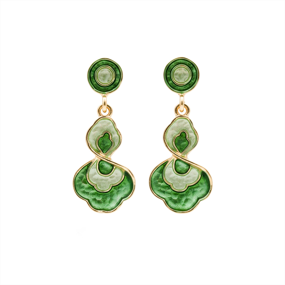 Opaline Green Luxe Earrings
