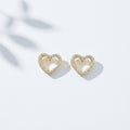 Celestia Love Crystal Heart Earrings