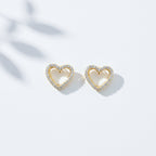 Celestia Love Crystal Heart Earrings