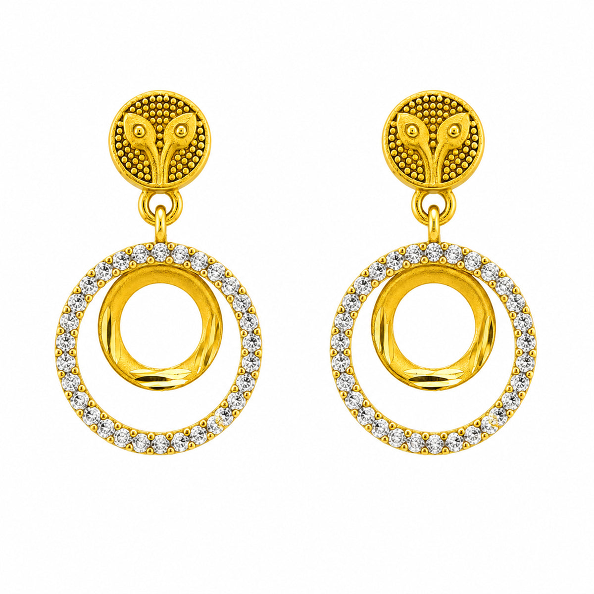 Zari Circles Earrings