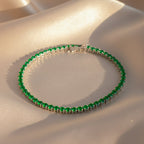 Azure Sapphire Tennis Bracelet