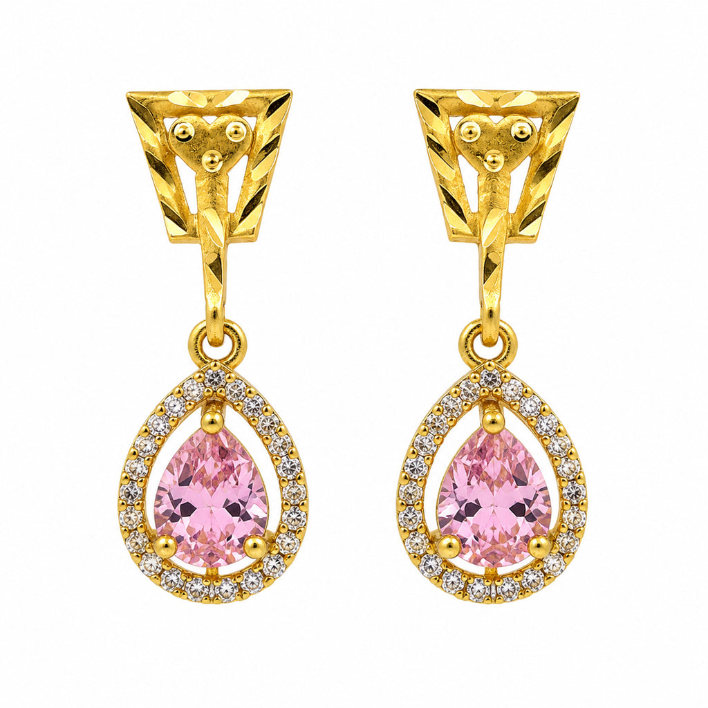 Pink Noor Earrings