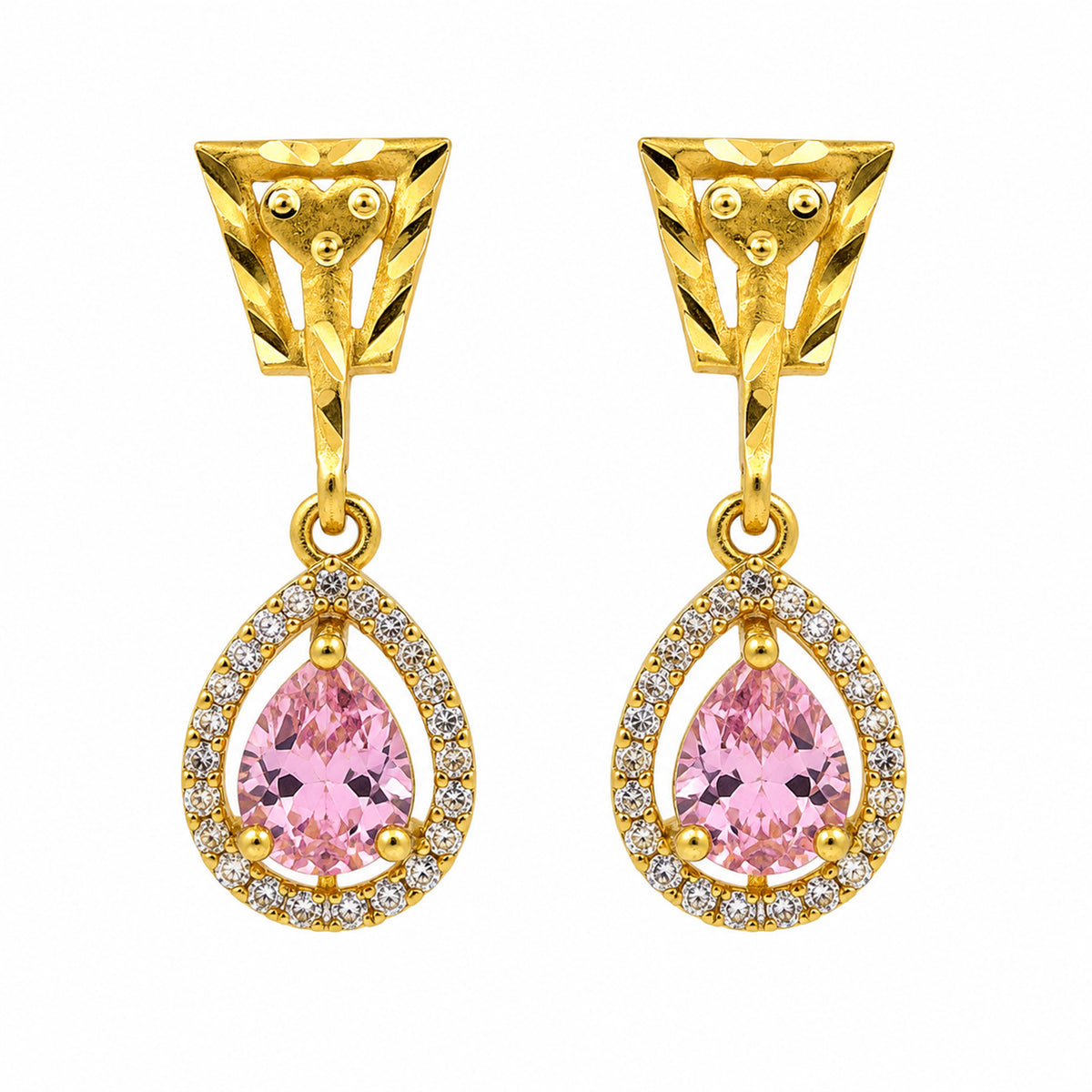 Pink Noor Earrings