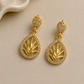 Kamal Leaf Earrings