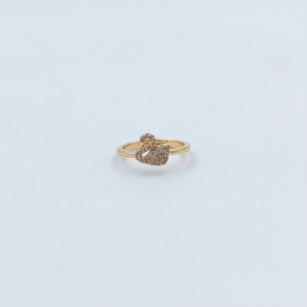 Swan Elegance Diamond Ring