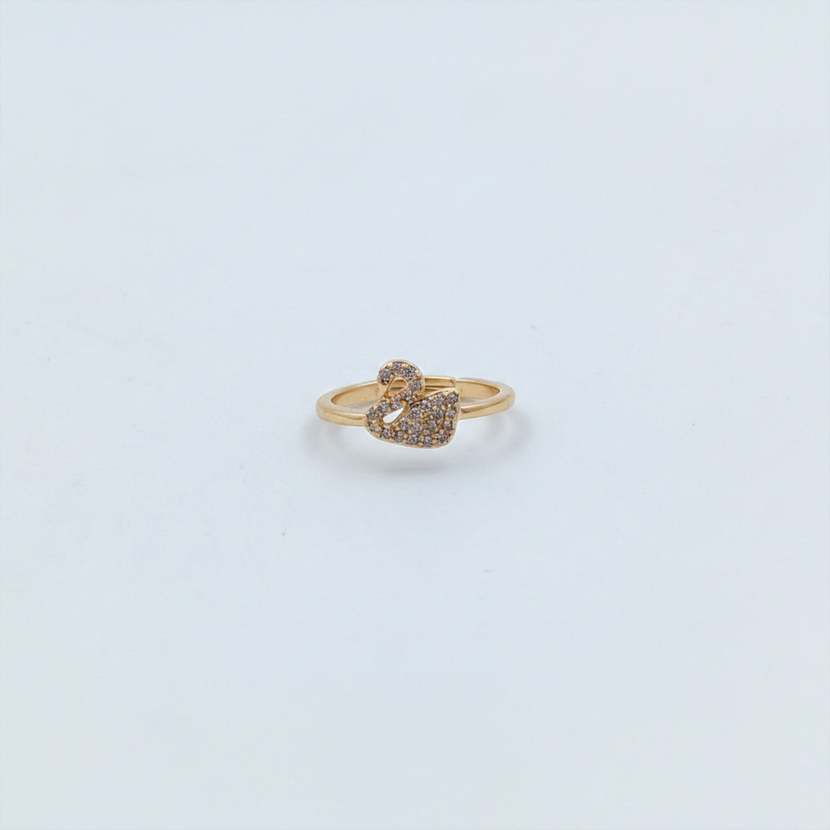 Swan Elegance Diamond Ring
