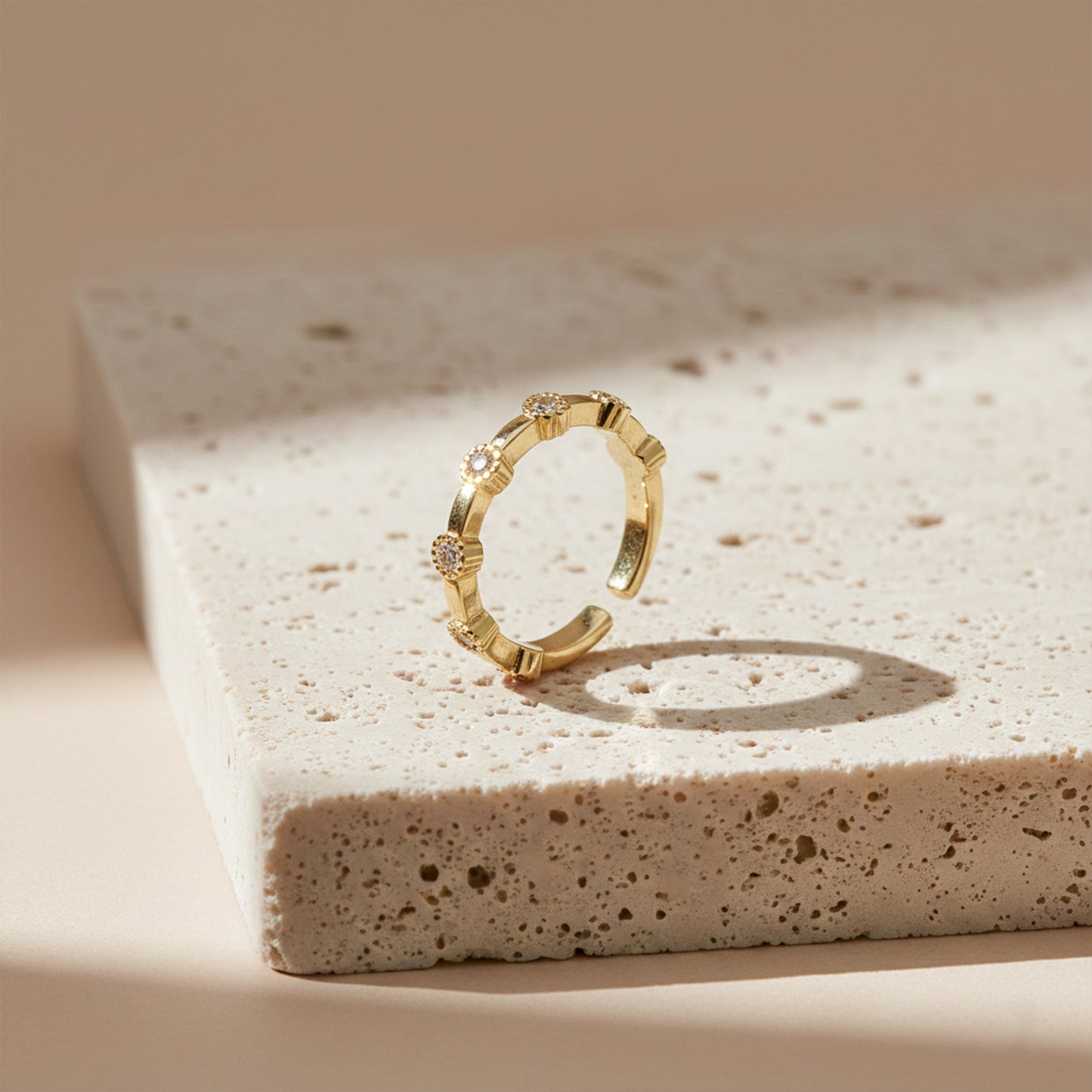 Royal Bloom Zircon Ring