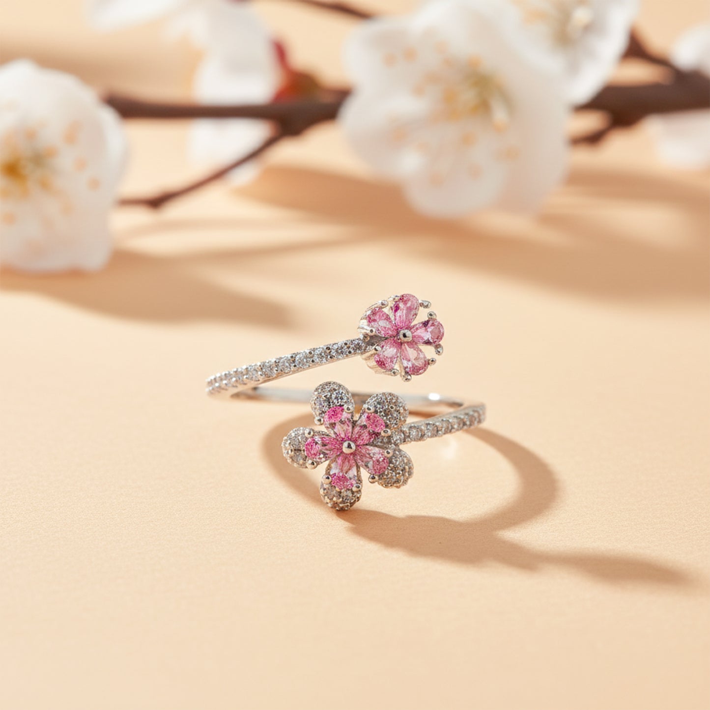 Eternal Sakura Blossom Ring