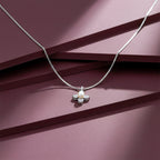 Timeless Pearl & Crystal Petal Necklace