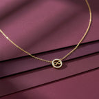 Elegant Gold Infinity Necklace